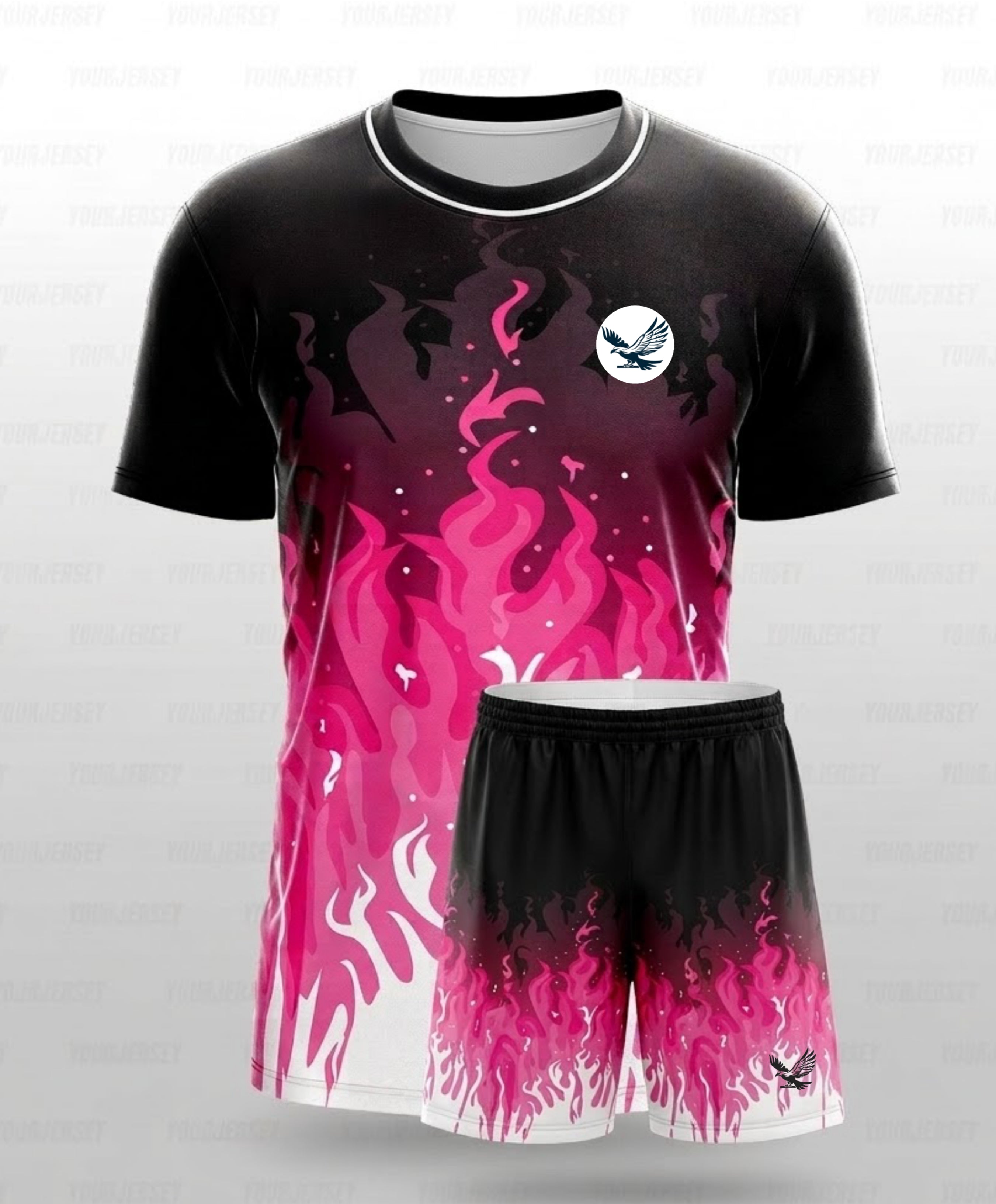 NEW CUSTOMIZE FEMALE  PRINTED SPORTS JERSEY(kit)