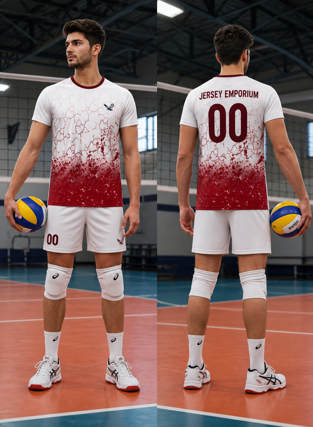 NEW STYLISH DESIGN VOLLEYBALL JERSEY(kit)